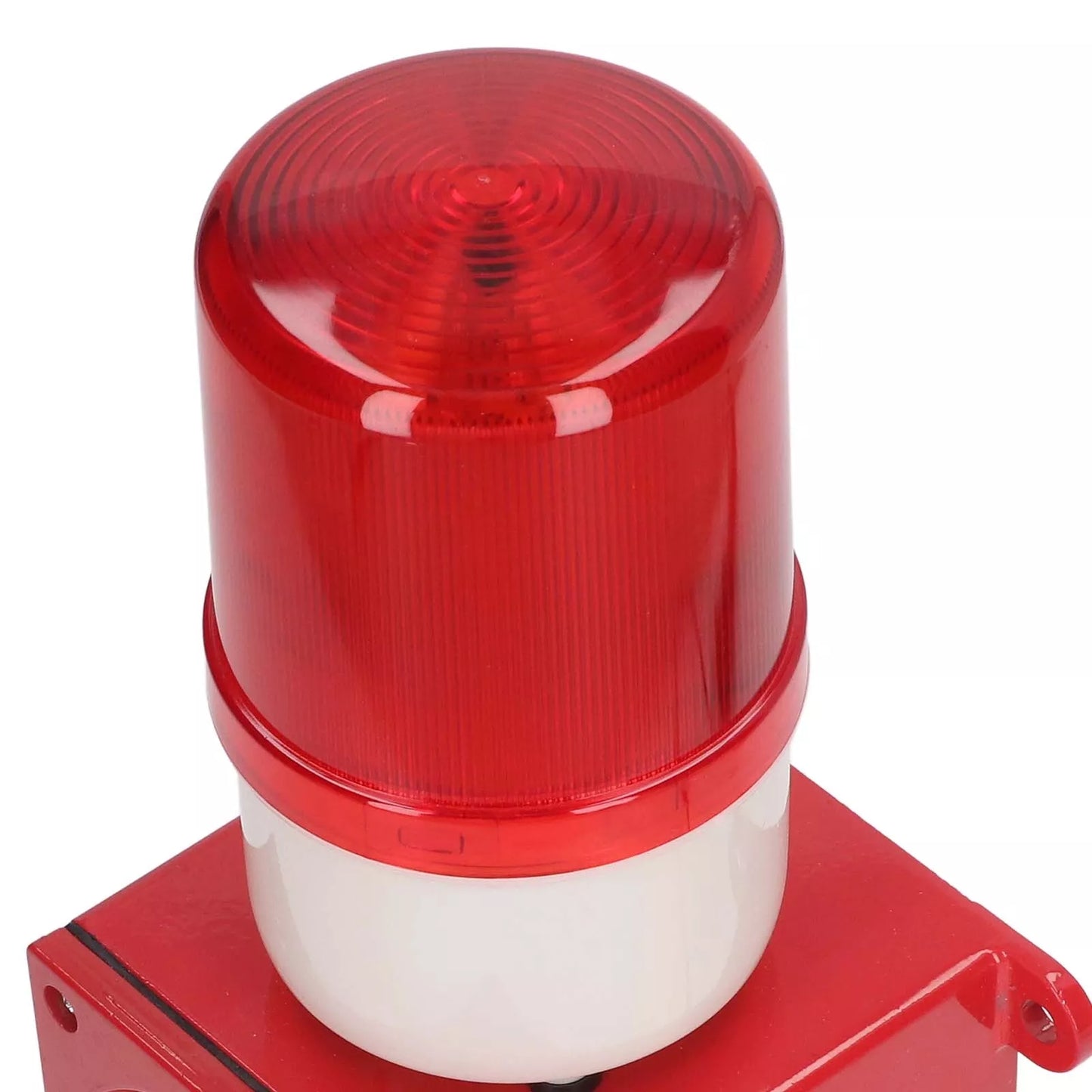 Navkar Systems Warning Lamp 120DB Audible Visual Alarm Security Strobe Light Plug 220V