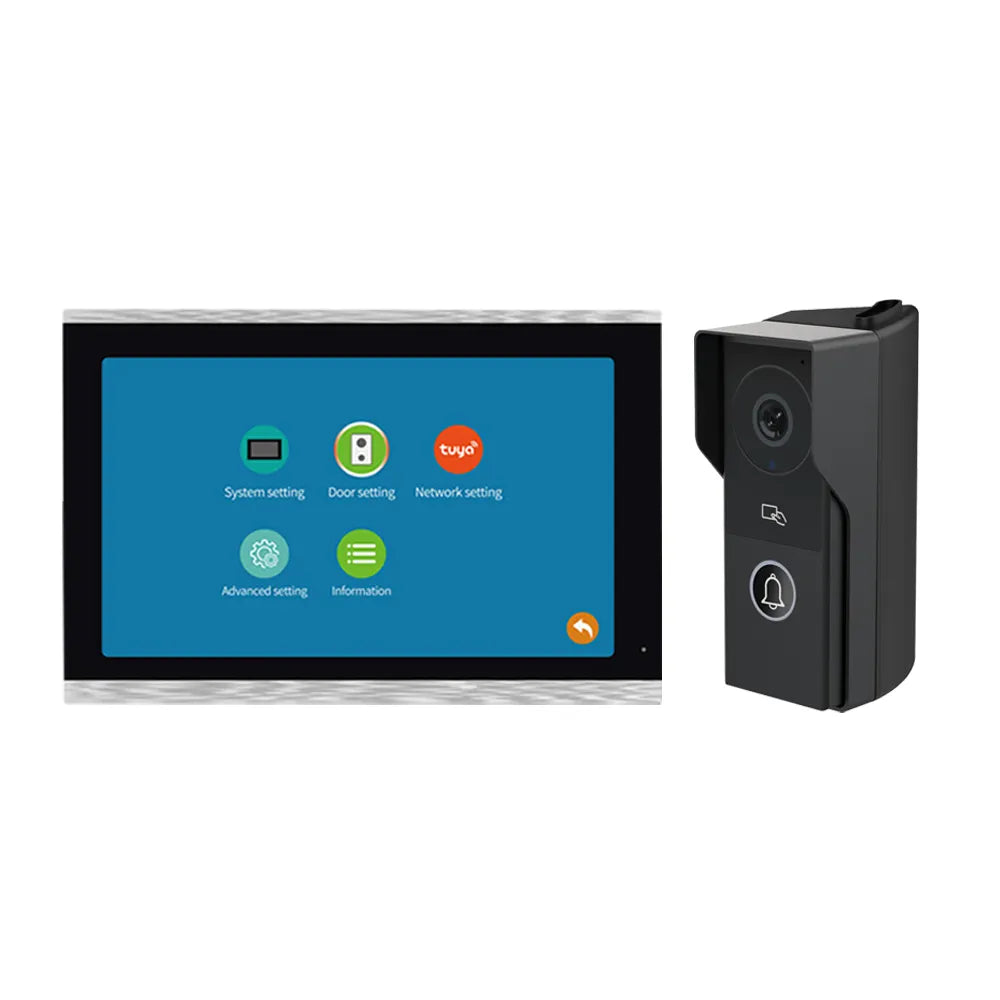 SLVD-10 Tuya WiFi Video Doorbell Video Intercom Rainproof Camera Visual Intercom Two-Way Audio Remote Unlock Video Door Phone
