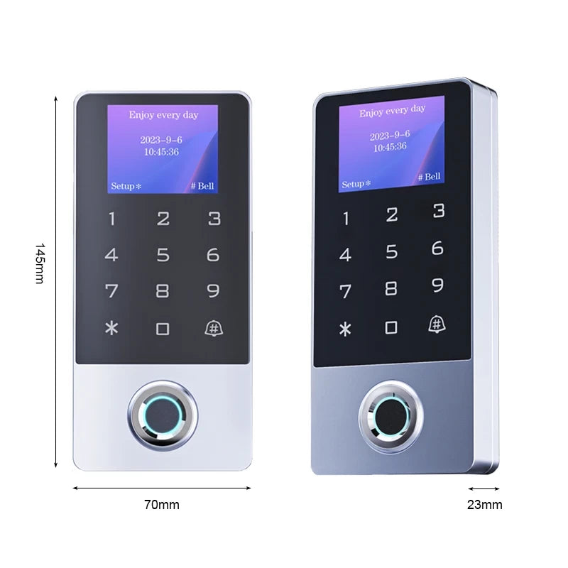 Biometric, Card, PIN Access Control Panel