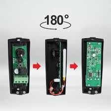 SBWD-10 SINGLE BEAM WIRED INFRARED SENSOR - Black - 15m Range - Wall Mount - Long Detection Range - Motion Sensor