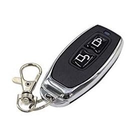 RM-BL0243 433Mhz Wireless Black Remote with 2 Buttons-Set of 5