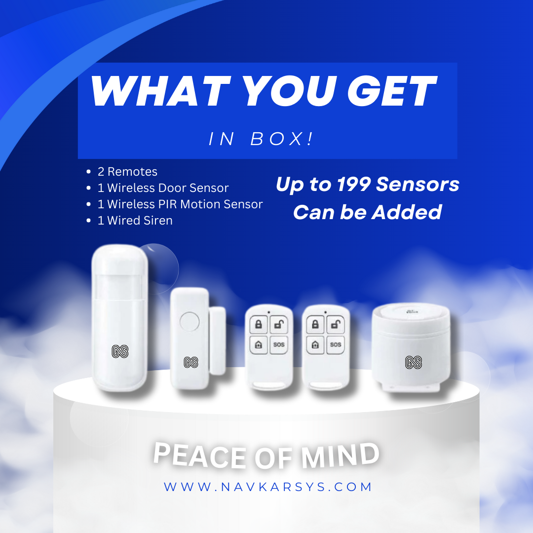ACJ-400 GSM Based Keypad Wi-fi Security System with Autodial System For Homes, Offices & Factories
