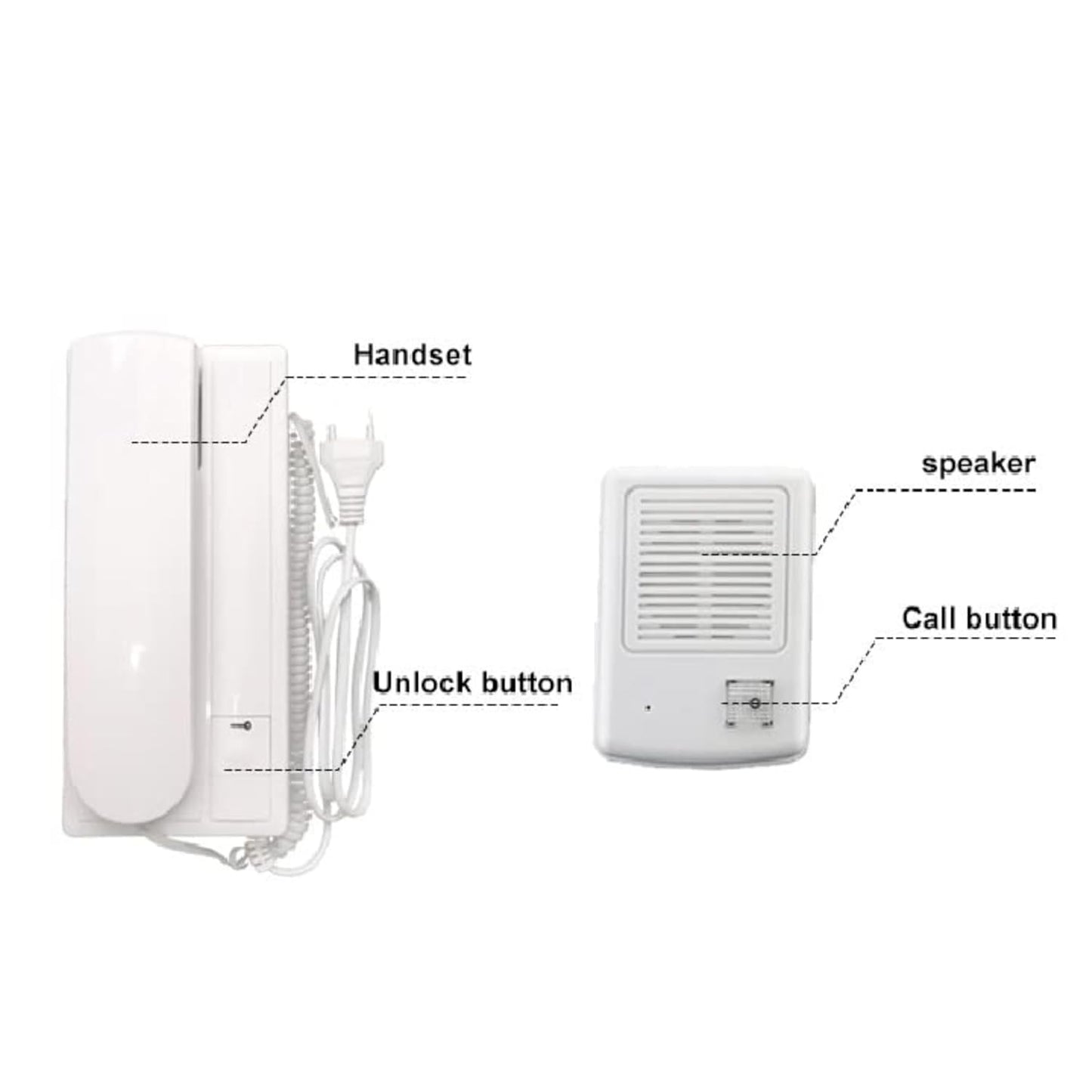 ADP-1M Audio Door Phone Supports Third Party Electronic Lock Control Works with 220 Volt AC