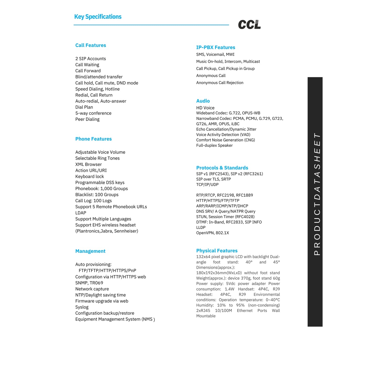 IPH-22 CCL IP Phone