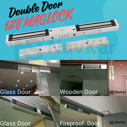 EMDL-1202 Electromagnetic Lock 1200 Lbs Double Leaf – view 2