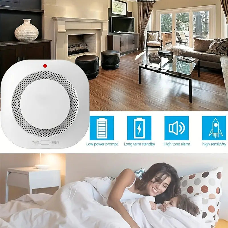 Combo-CN108 ACJ-400 Wireless GSM Security Alarm System with SMK-43 wireless Smoke Sensor