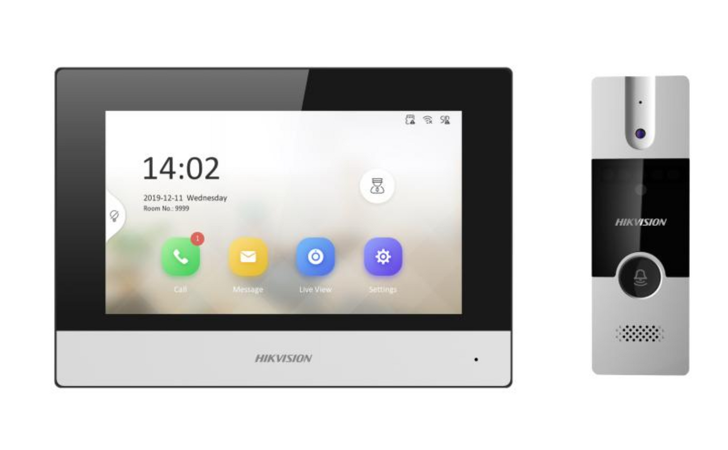 Hikvision DS-KIS302-P Video Door Phone Analog Outdoor and IP Indoor