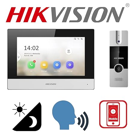 Hikvision DS-KIS302-P  Video Door Phone Analog Outdoor and IP Indoor