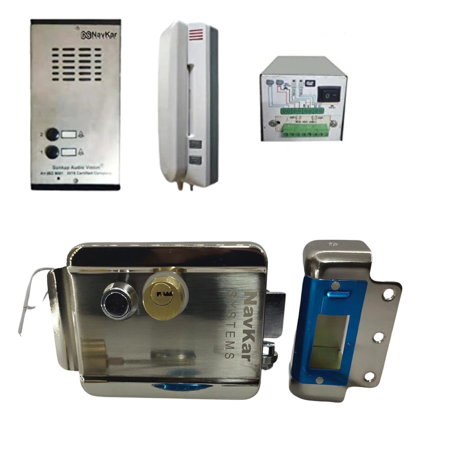 Combo-CN101 Audio Door Phone Security System for Villa Along with Electronic Door Lock, Door Lock System Open by Audio Door Phone,one to one intercom