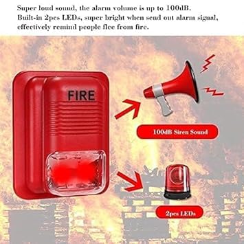 FSR-12 Fire Alarm Warning Strobe Siren