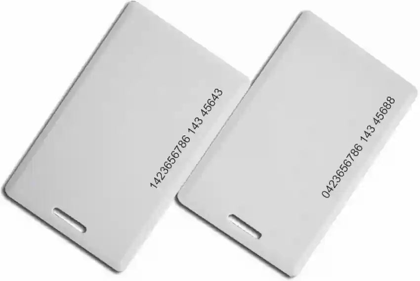 THK-125 Set of 150 LF RFID Clamshell Thick Smart Cards for TIME ATTENDANCE OR Access Control System Having RFID