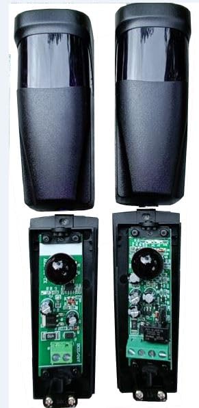 SBWD-10 SINGLE BEAM WIRED INFRARED SENSOR - Black - 15m Range - Wall Mount - Long Detection Range - Motion Sensor