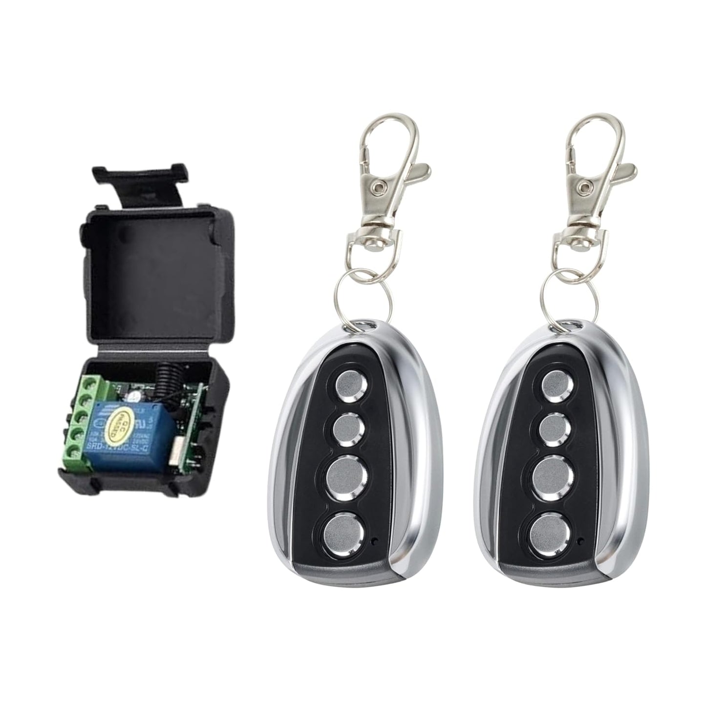 Combo-CN262 Remote Receiver with 2 (433MHZ) 4 Button Remote for Electronic or EM Door Lock