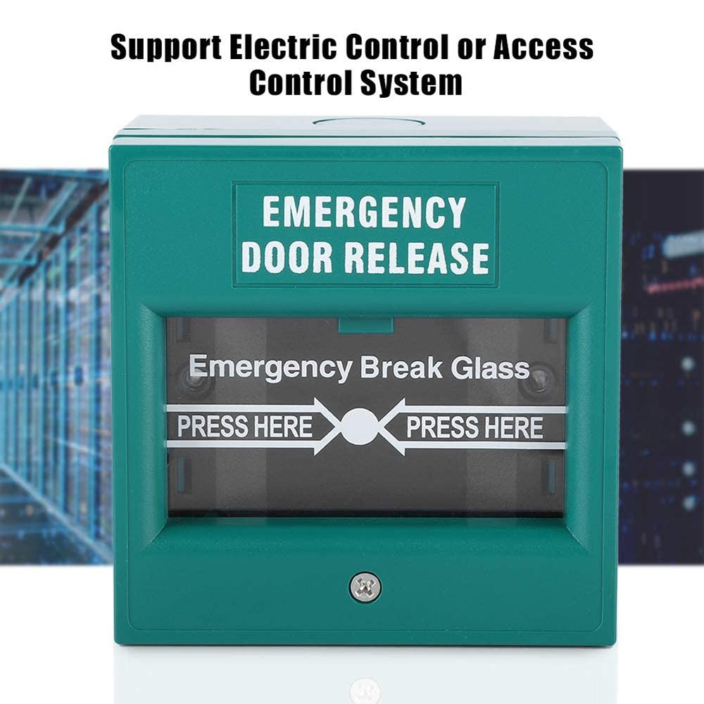 GBS-44 Emergency Door Release Glass Break Alarm Button Fire Alarm Swtich Break Glass Exit Release Switch
