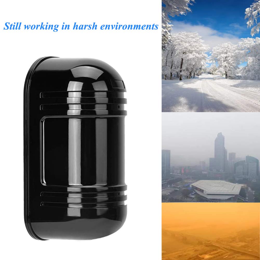 ABT-100 Dual Beam Outdoor 100m Security Active IR Infrared Detector with Beam Alignment Sensor Alarm