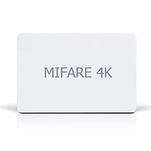 MFC-1K Mifare Classic 4K RFID Smart Card NFC Chip 13.56Mhz Ic Hotel Key Card (Pack of 10)
