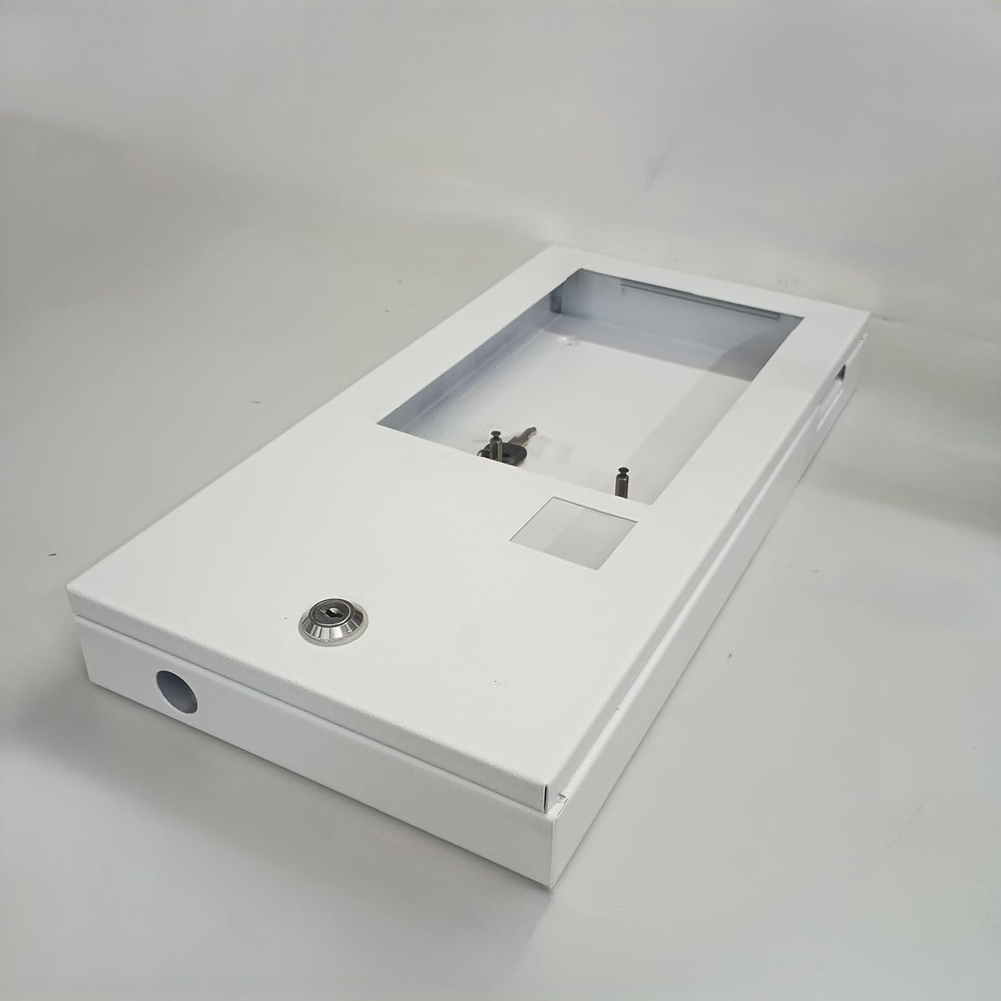 (MC-503) Metal Cabinet for Realtime Aadhar 503 Face Attendance Device | Wall Mount Lockable Casing for Biometric Machine | Heavy Duty Security Enclosure