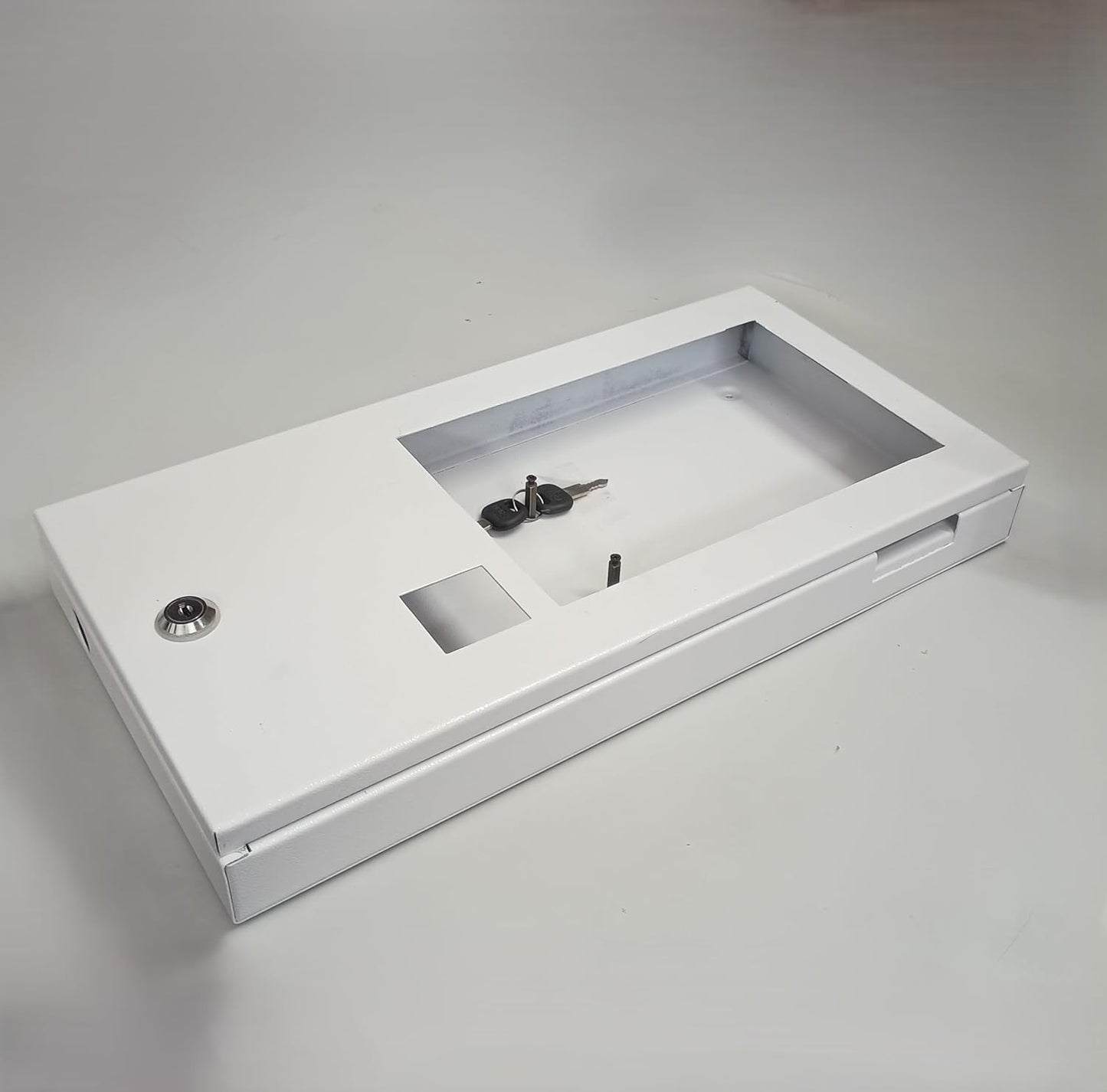 (MC-503) Metal Cabinet for Realtime Aadhar 503 Face Attendance Device | Wall Mount Lockable Casing for Biometric Machine | Heavy Duty Security Enclosure
