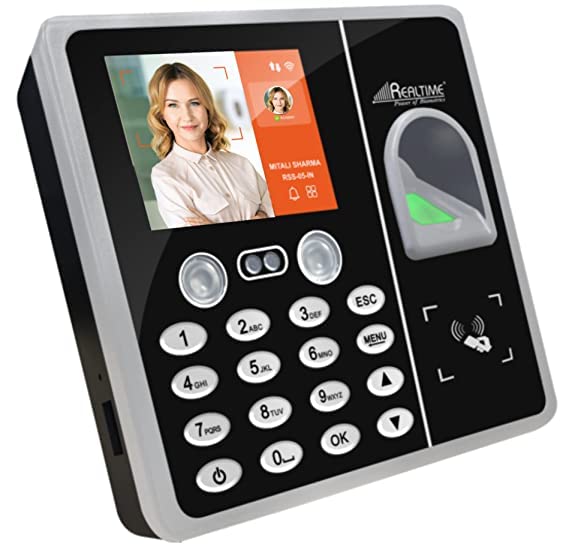 Navkar Systems Biometric Attendance and Access Control System with EM Lock and Push Button