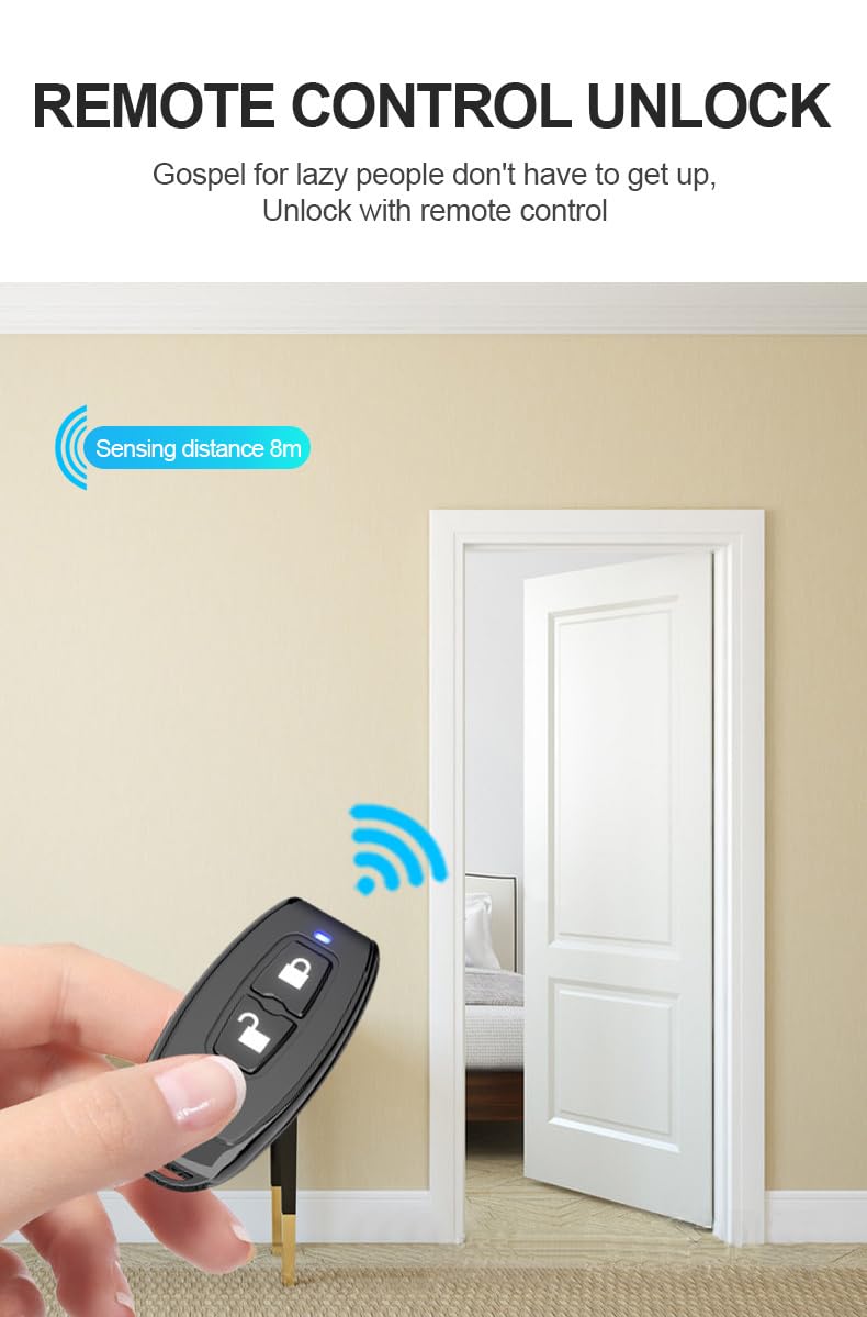 TTLock Bluetooth Remote Control Key Fob for Smart Door Locks – Wireless Lock/Unlock Button Remote, Compatible with TTLock App, Easy Pairing, Compact Design, Works with TTLock Enabled Devices