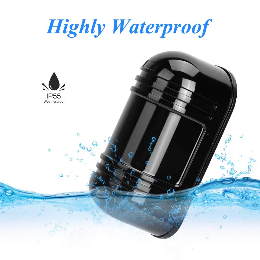ABT-100 Dual Beam Outdoor 100m Security Active IR Infrared Detector with Beam Alignment Sensor Alarm