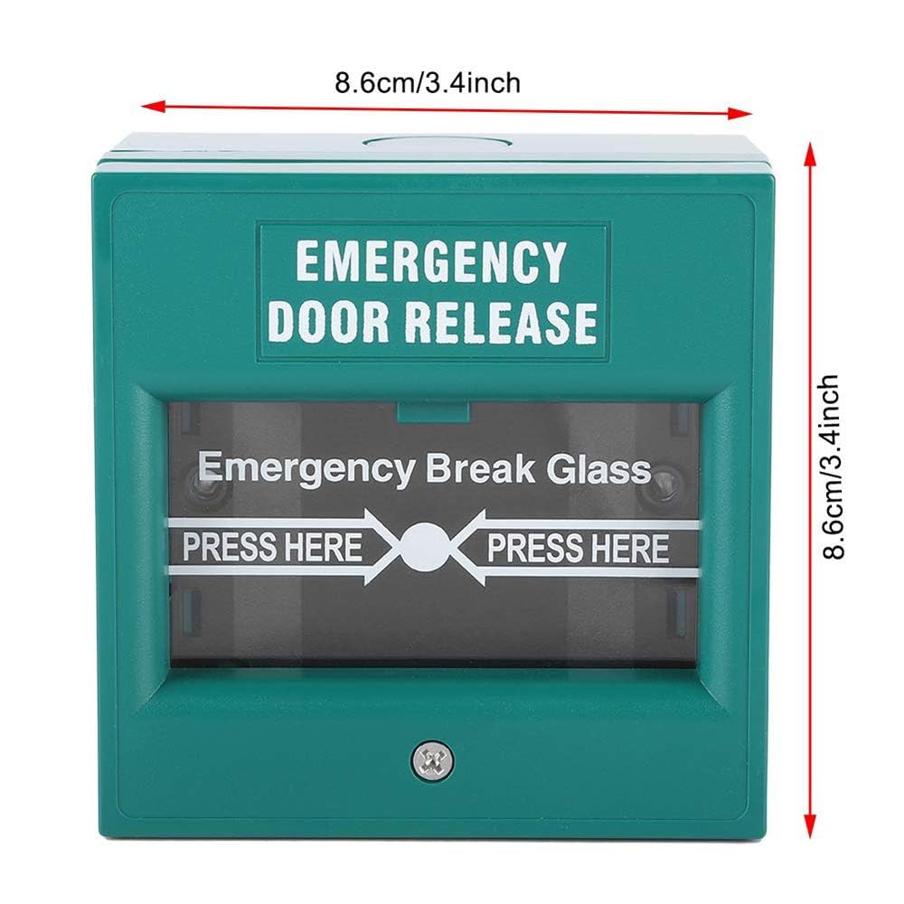 GBS-44 Emergency Door Release Glass Break Alarm Button Fire Alarm Swtich Break Glass Exit Release Switch