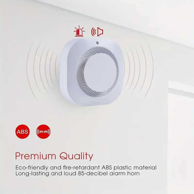 Combo-CN108 ACJ-400 Wireless GSM Security Alarm System with SMK-43 wireless Smoke Sensor