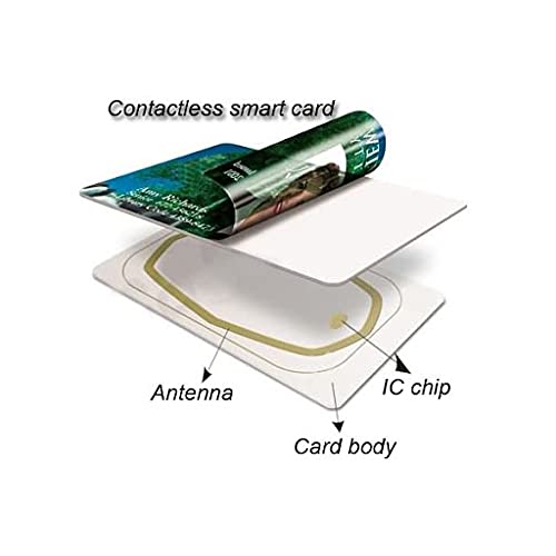 MFC-1K Mifare Classic 4K RFID Smart Card NFC Chip 13.56Mhz Ic Hotel Key Card (Pack of 10)