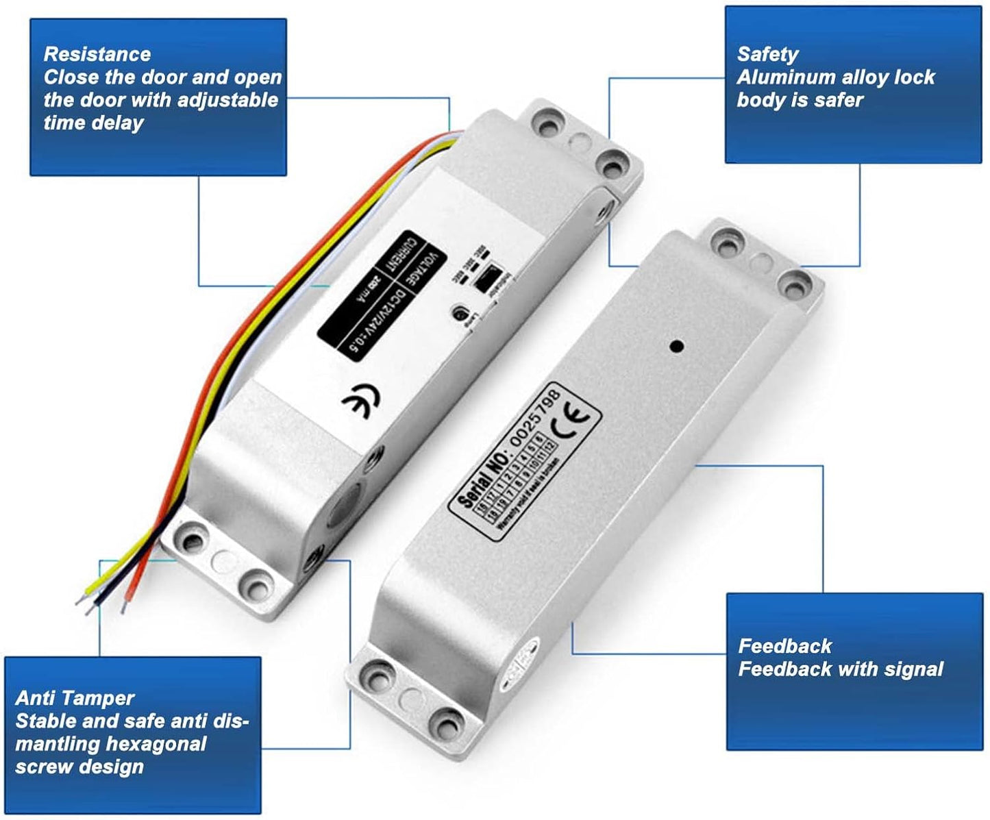 DBSM-05 Surface Mount Drop Bolt Lock