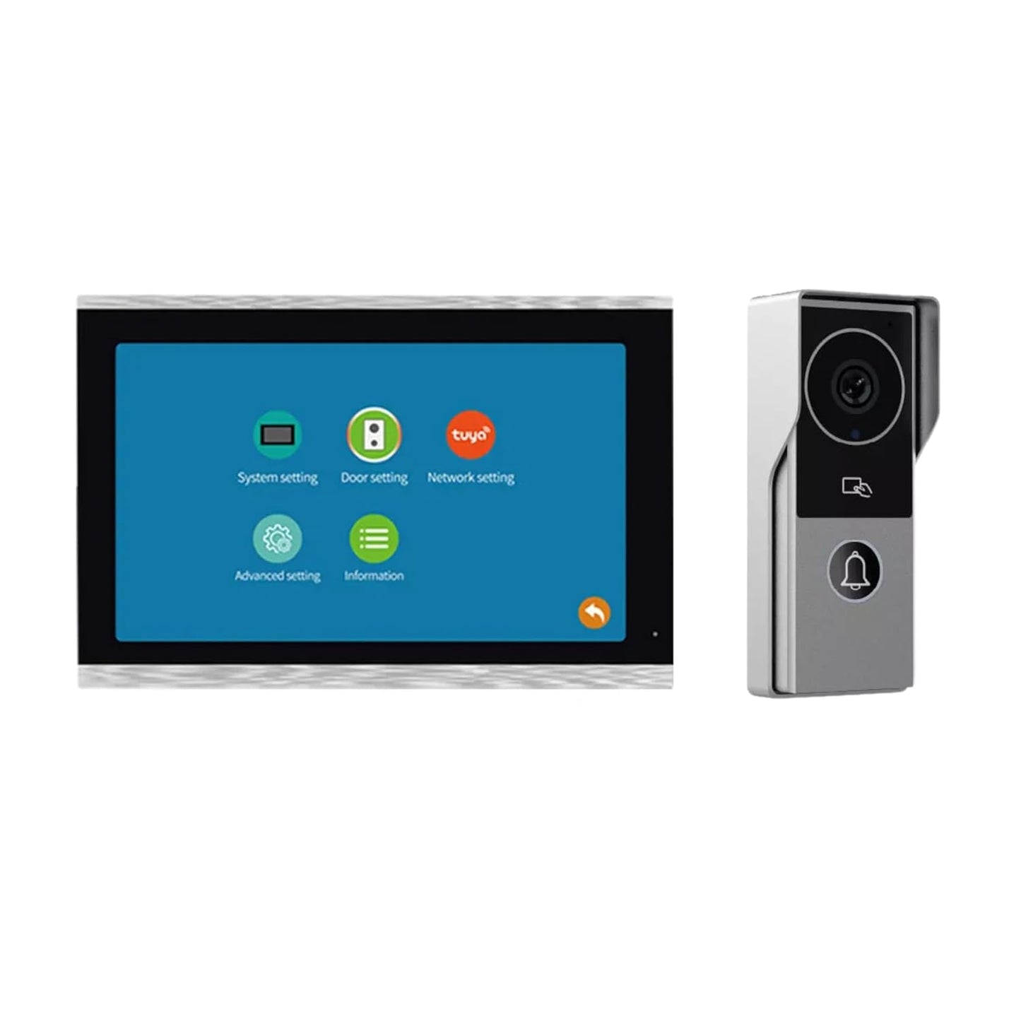 SLVD-10 Tuya WiFi Video Doorbell Video Intercom Rainproof Camera Visual Intercom Two-Way Audio Remote Unlock Video Door Phone