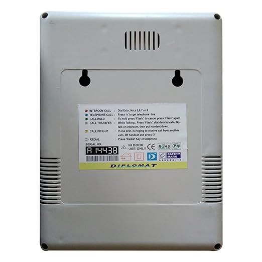 Combo-CN128 Diplomat EPABX 104 Intercom System and 4 Beetel Phone set
