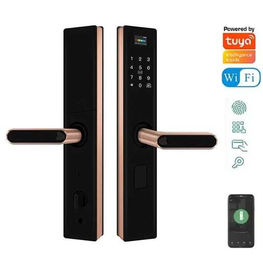 NeoRG-05 Rose Gold Digital Smart Handle Lock – view 2