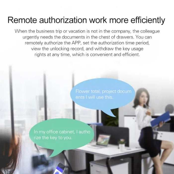 TYCL-50 T1 Bluetooth + Tuya APP Smart Drawer Lock Invisible Lock, Support Remote Control Unlocking
