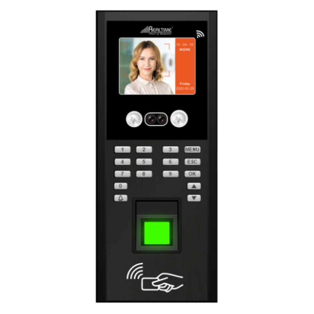 Realtime RS70F Face with Fingerprint Professional Access Control System