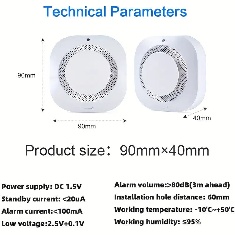 Combo-CN108 ACJ-400 Wireless GSM Security Alarm System with SMK-43 wireless Smoke Sensor