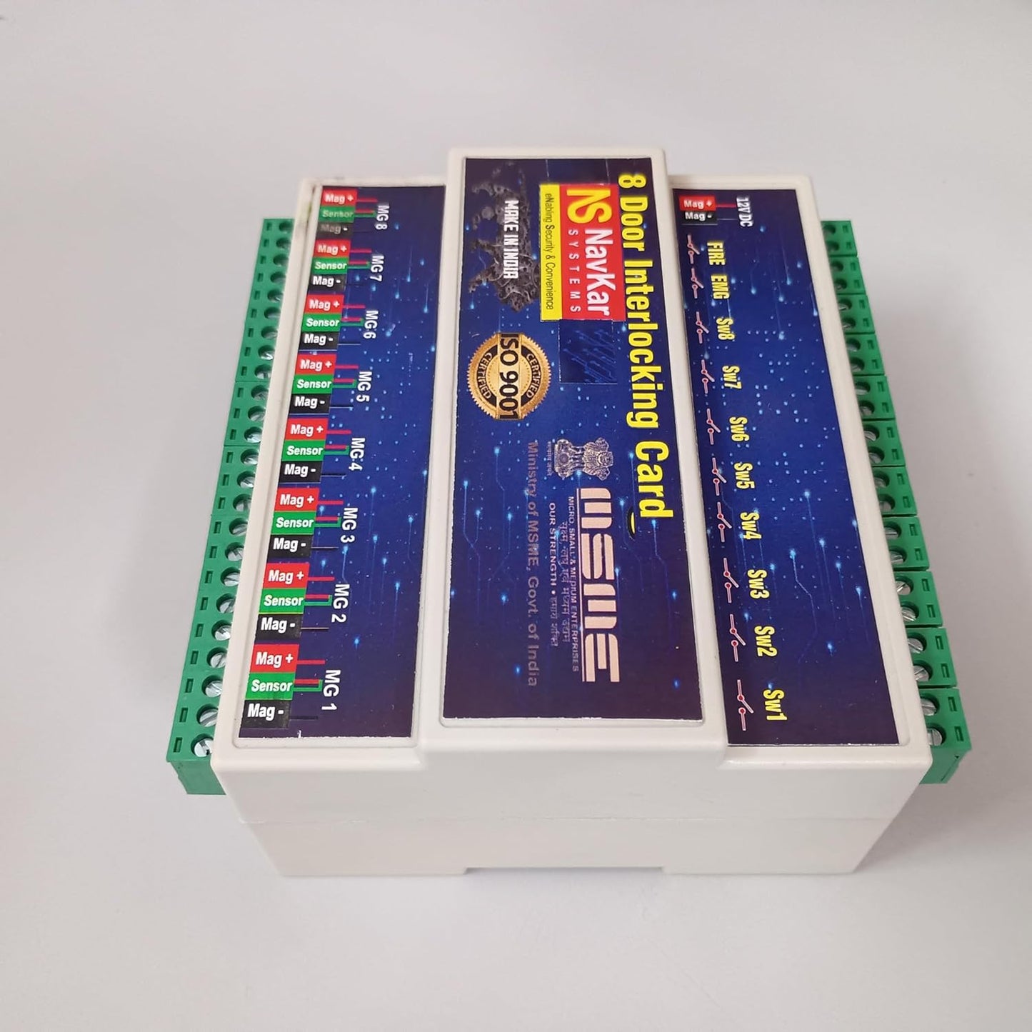 DICM-08 Navkar Systems 8 Door Interlocking Controller Card