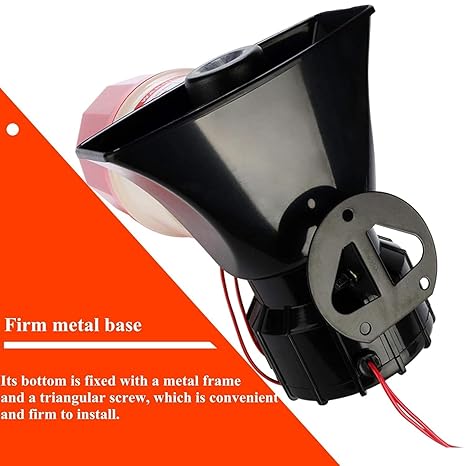 (BLS-220) Emergency-Tone Siren with Revolving Light 30W 130dB AC220V LED AC220V LED Strobe Wired Door Chime (1 Tune)
