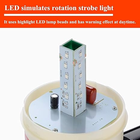 (BLS-220) Emergency-Tone Siren with Revolving Light 30W 130dB AC220V LED AC220V LED Strobe Wired Door Chime (1 Tune)