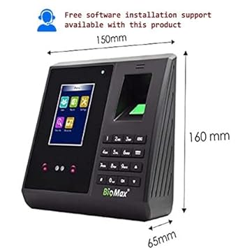 Biomax BM-70W Pro WiFi Face Biometric Attendance and Access Control System