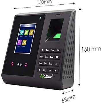 Biomax BM-70W Pro WiFi Face Biometric Attendance and Access Control System