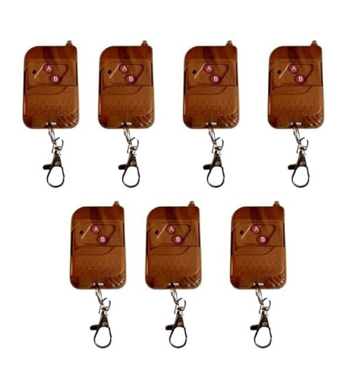 RM-BR0231 315Mhz Wireless Brown Remote with 2 Buttons-Set of 7