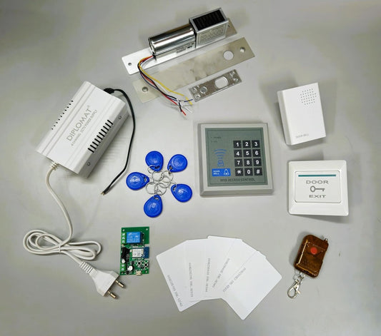 Combo-CN37 Card Access Control + Drop Bolt Lock with WiFi Receiver