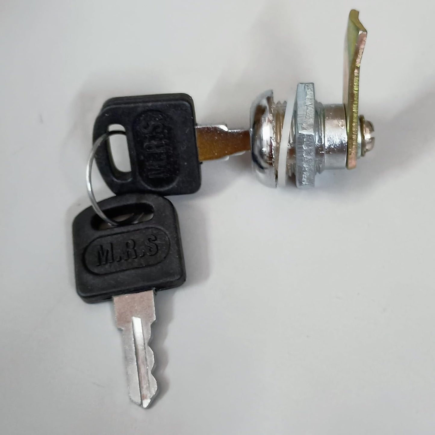 (CMLK-2K) Navkar Systems Universal CAM Lock 8 MM with 2 Keys | Powder Coated Finish | Pack of 5