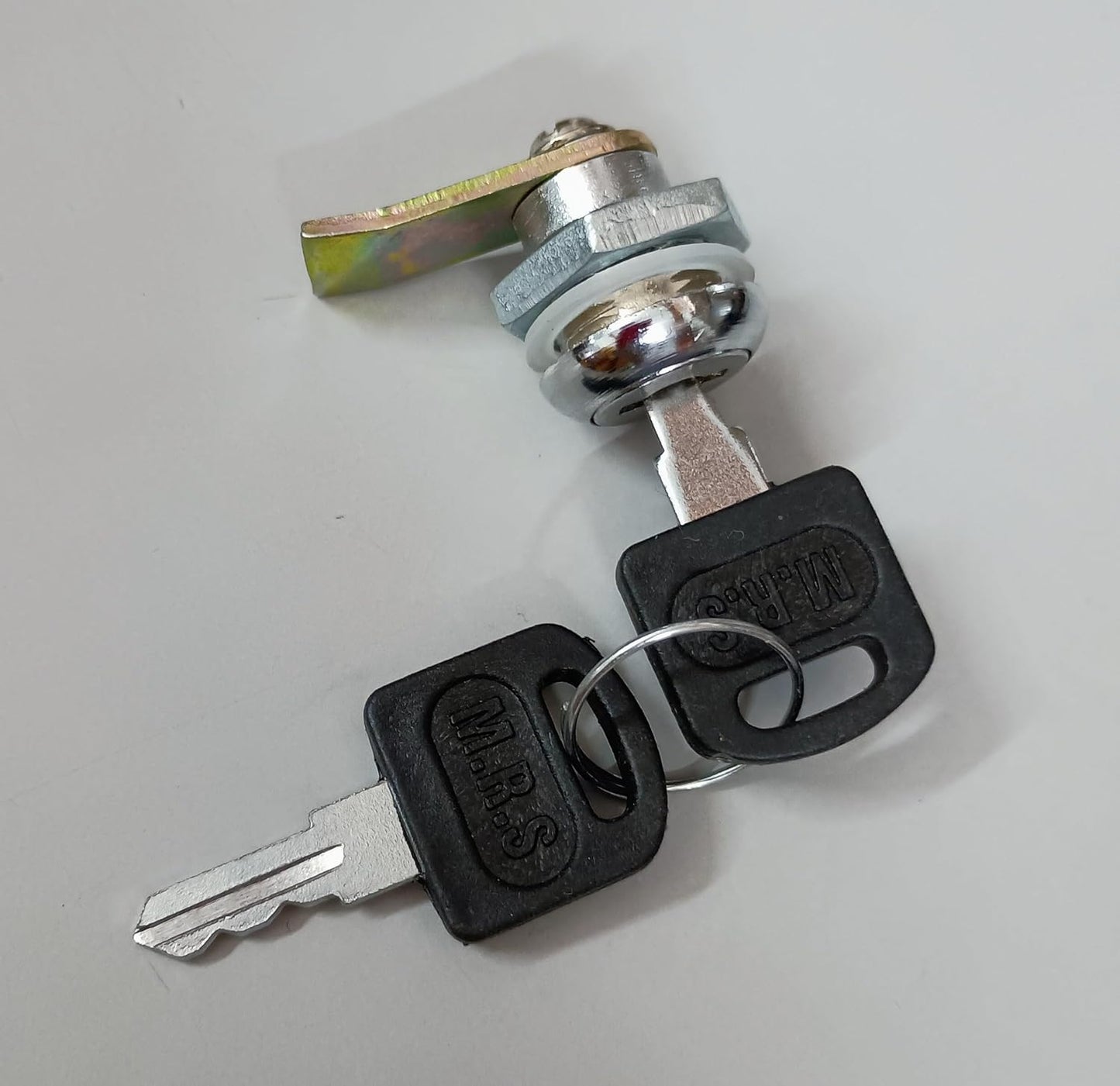 (CMLK-2K) Navkar Systems Universal CAM Lock 8 MM with 2 Keys | Powder Coated Finish | Pack of 5