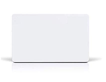 MFC-1K Mifare 1K Contactless 1Kv RFID 13.56 MHz Plain White Smart Cards, Pack of 50