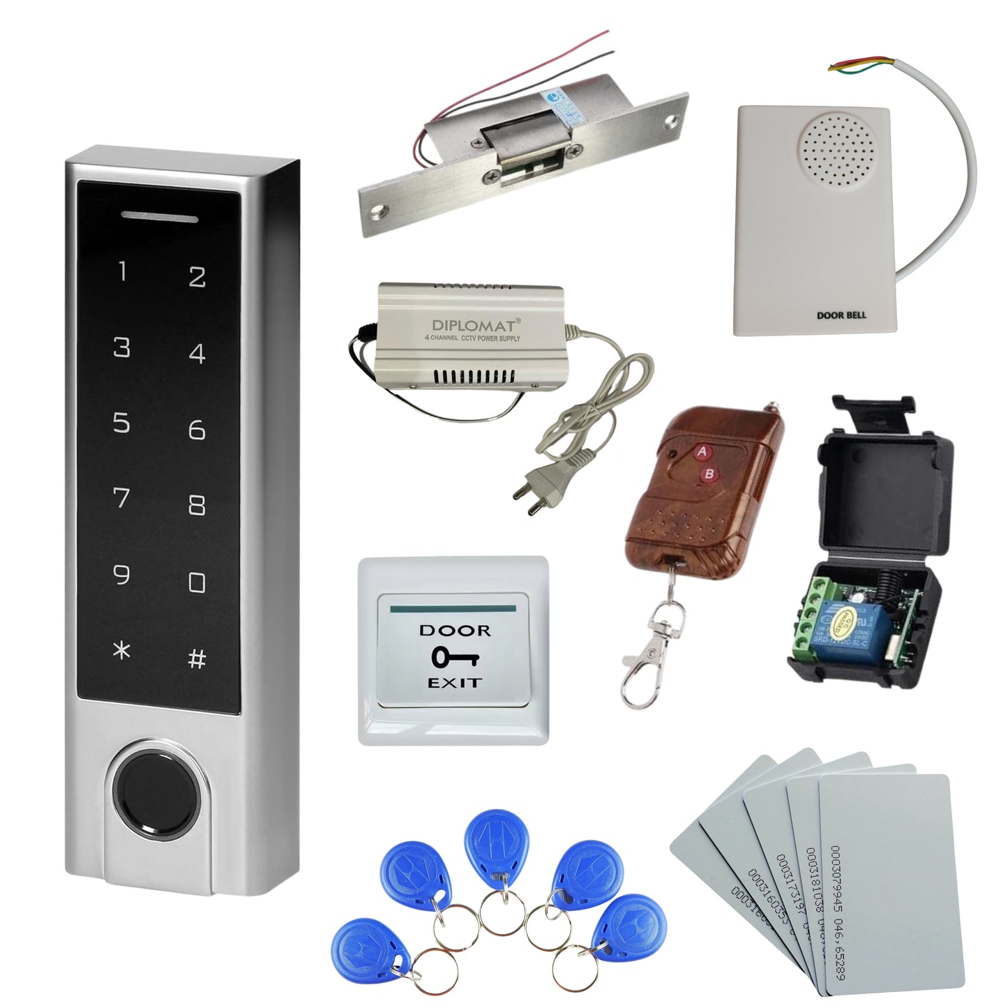 Combo-CN147 Keypad Fingerprint Access Control with Strike Lock