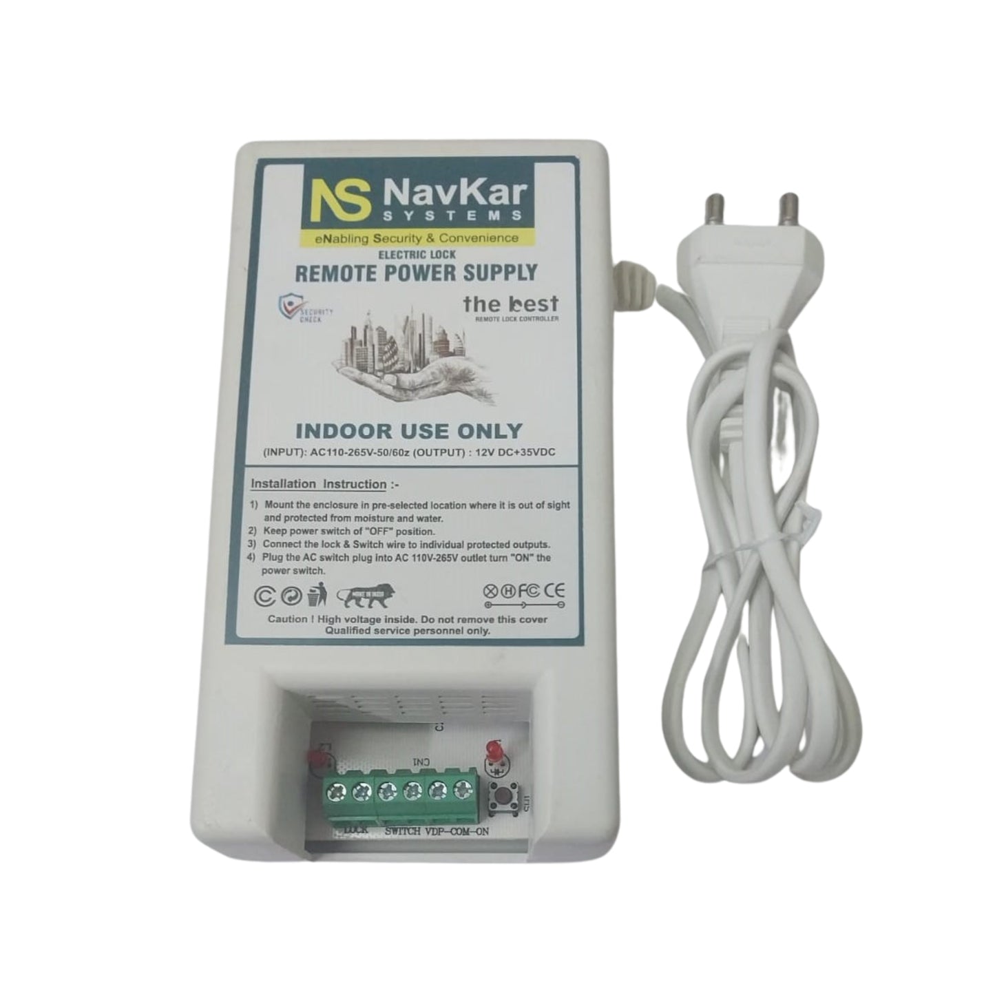 Combo-CN146 Relay Power Supply with Remote RECIVER and 3 REMOTES for Electronic Door Lock