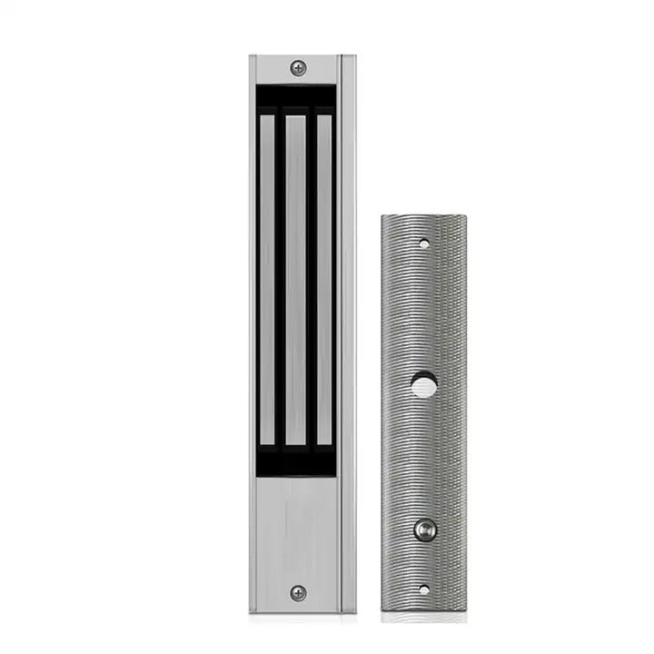 EM-602 Electro Magnetic Lock/EM Lock Single Leaf 600 LBS (Standard Size, Silver) Steel Finish