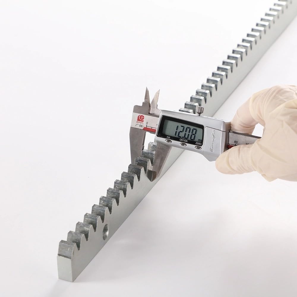 (GR-12M) Navkar Systems Heavy Duty 12mm GI Gear Rack 1 Meter for Sliding gate Motor