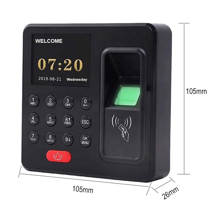 E86 Biometric Fingerprint Attendence with Access Control System and Excel Output in Pen Drive
